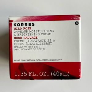 Korres Wild Rose 24-hour Moisturizing & Brightening Cream 1.35 fl. oz. (40mL)